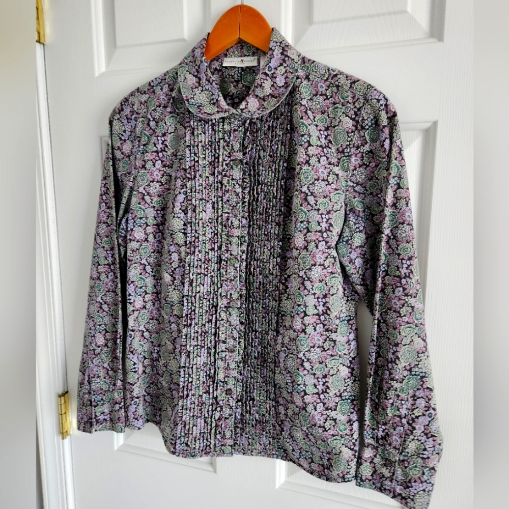 Vintage Preswick & Moore Floral Cotton Shirt
